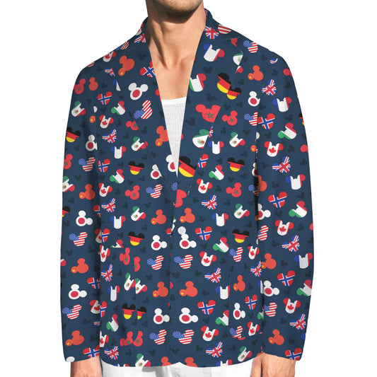 Mickey Flags Men's Blazer Jacket