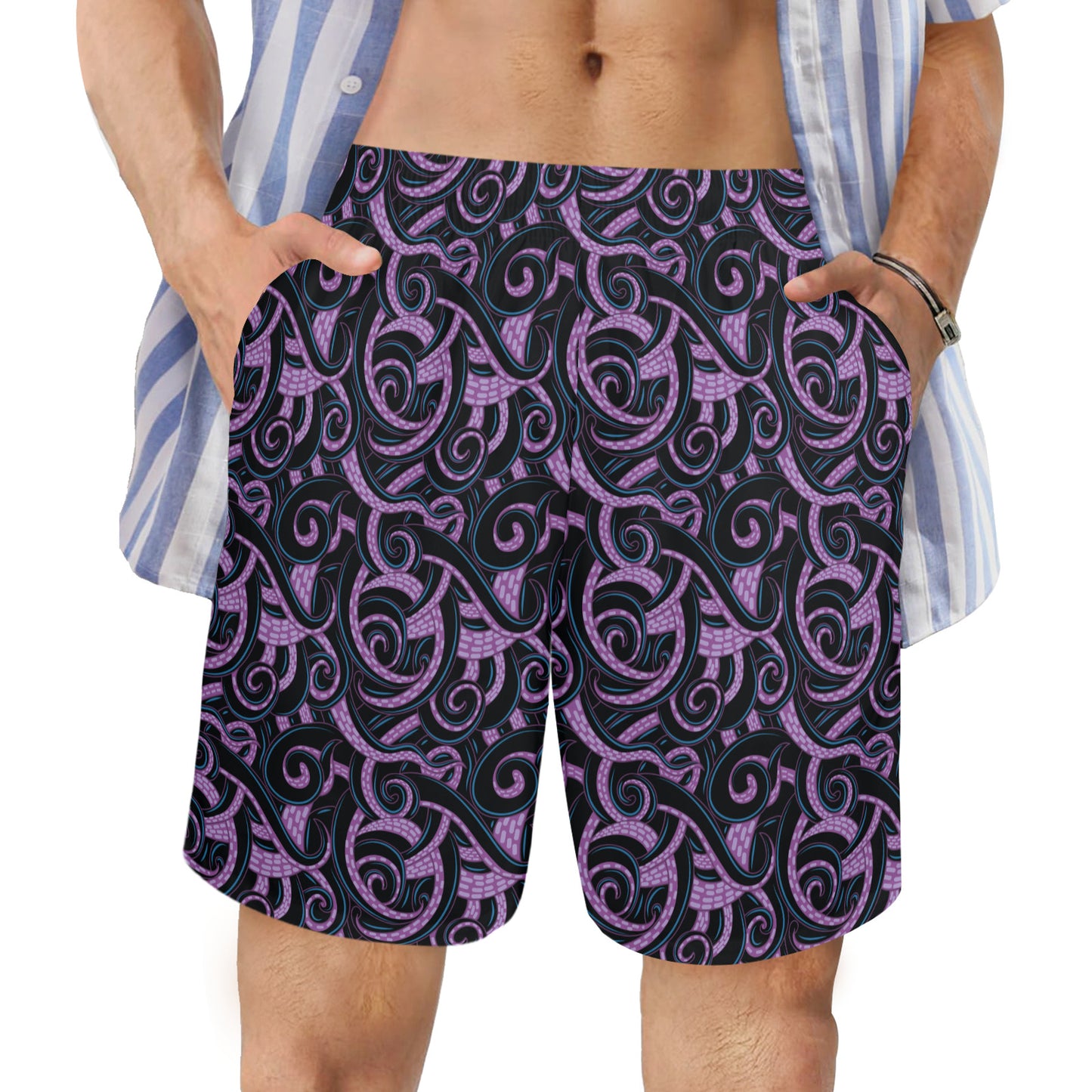 Ursula Tentacles Men's Swim Trunks Swimsuit