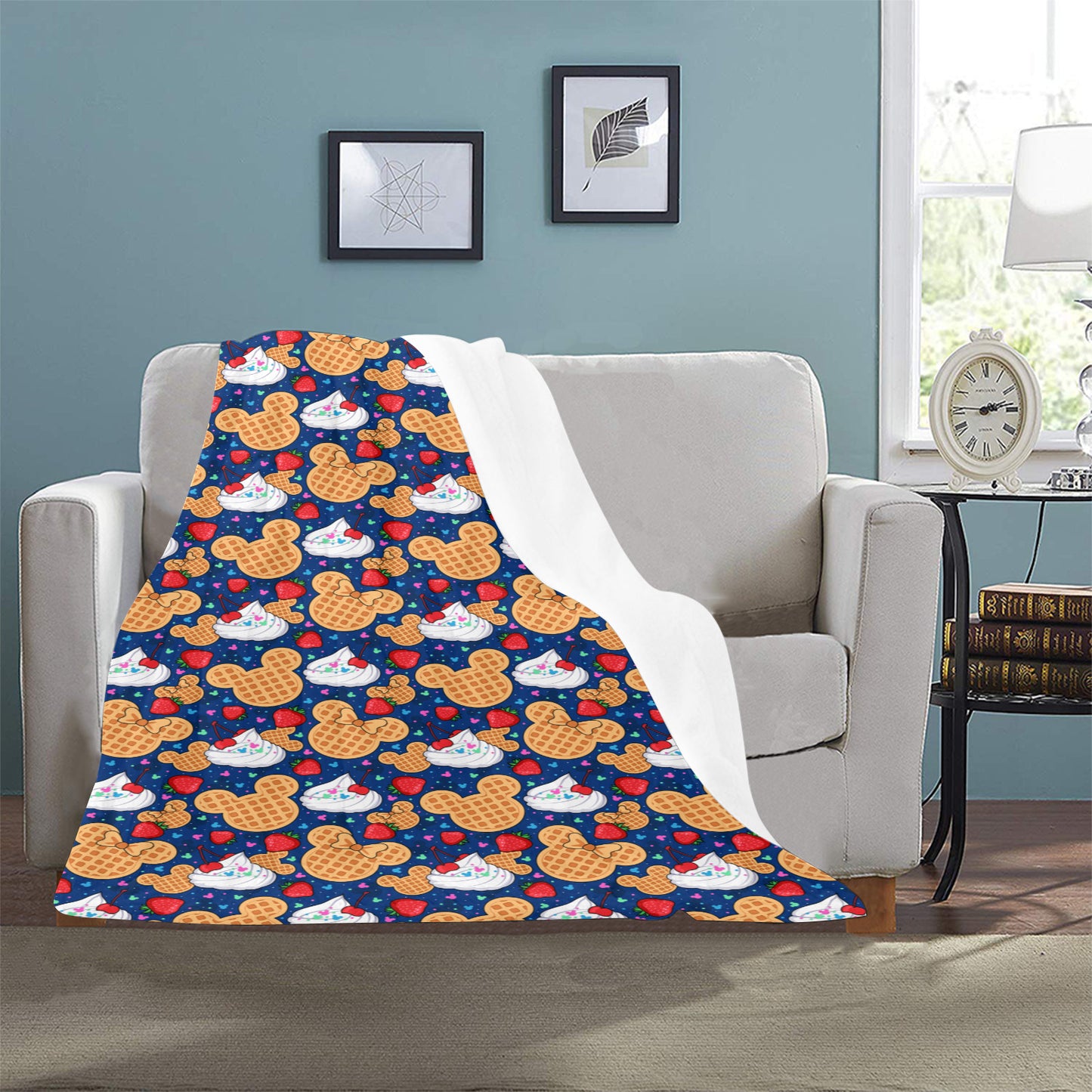 Waffles Ultra-Soft Micro Fleece Blanket 32"x48"