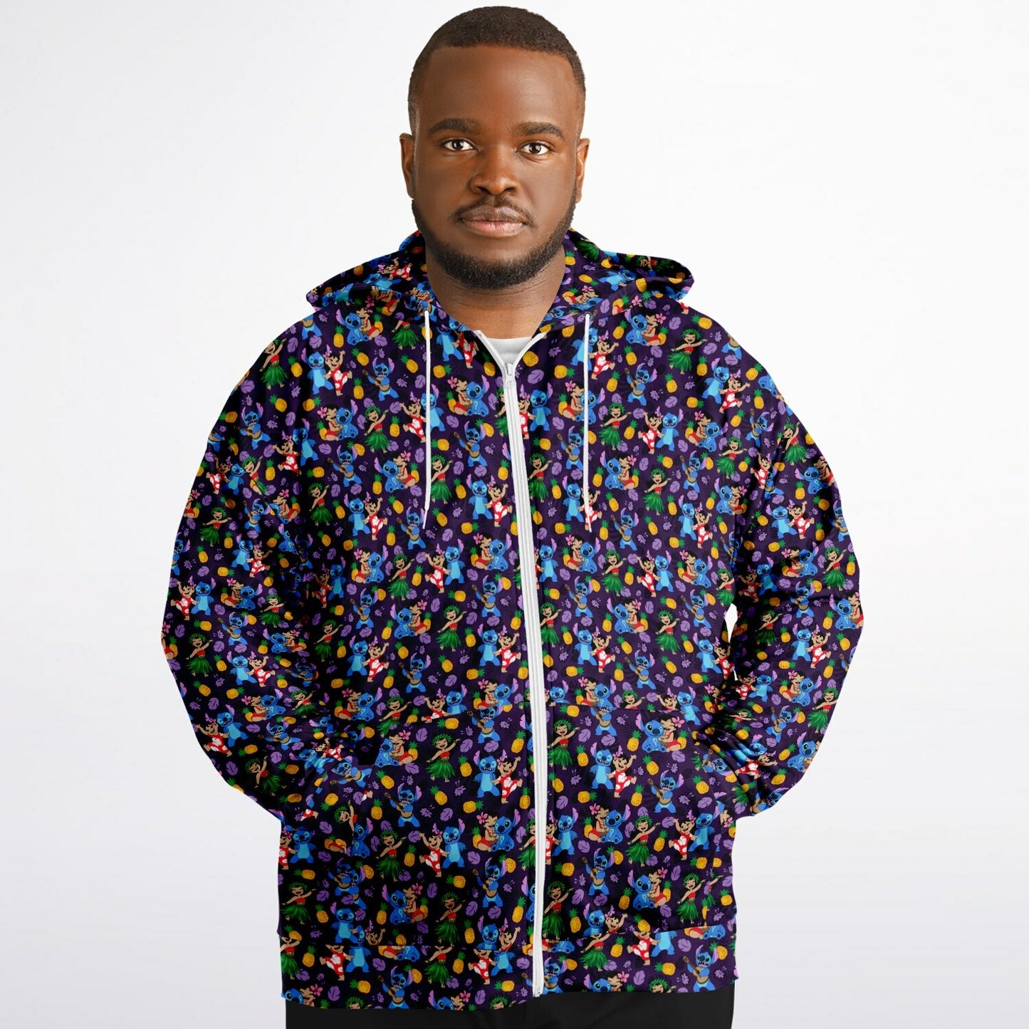 Island Friends Plus-size Unisex Zip Hoodie