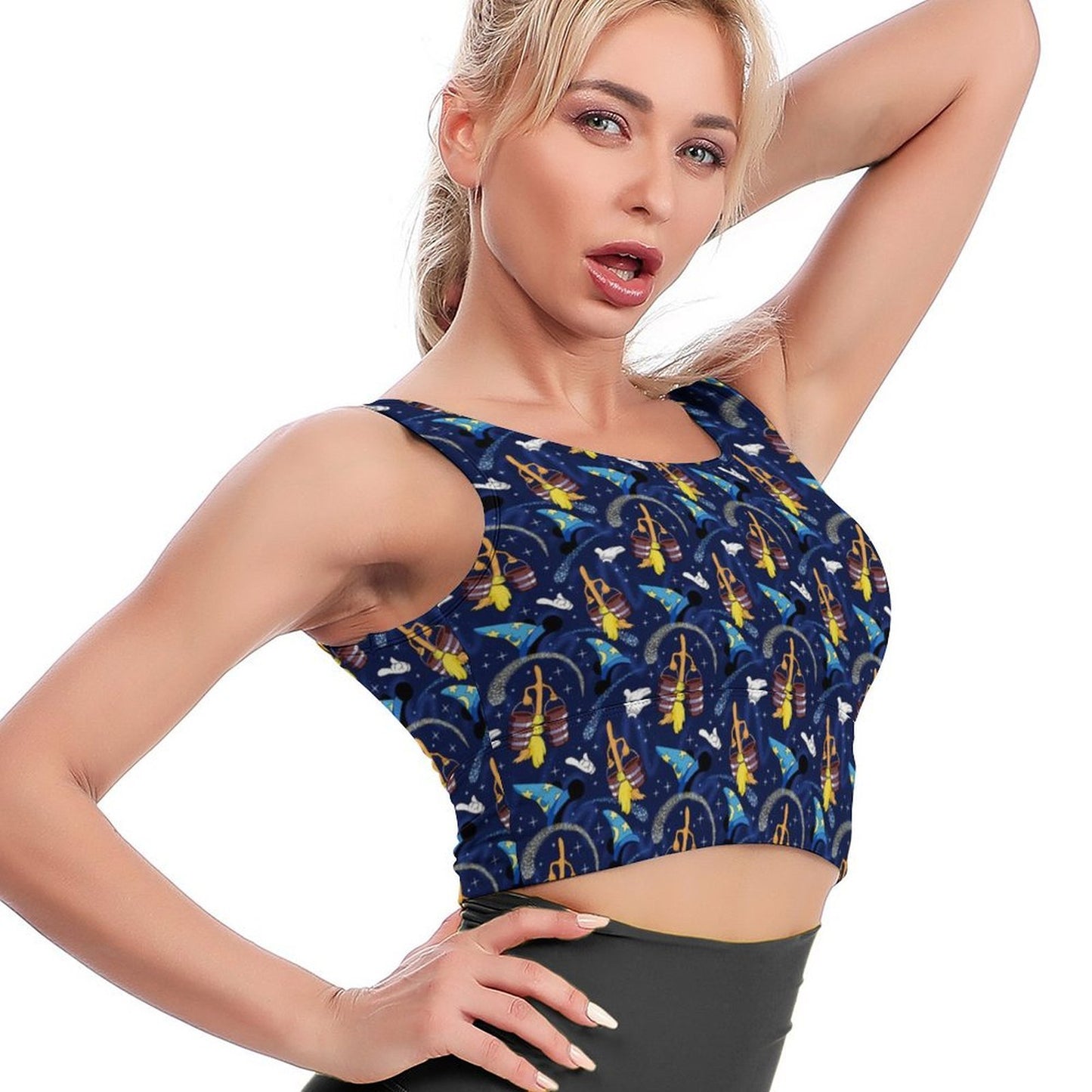 Sorcerer Women's Crop Tank Top - Ambrie