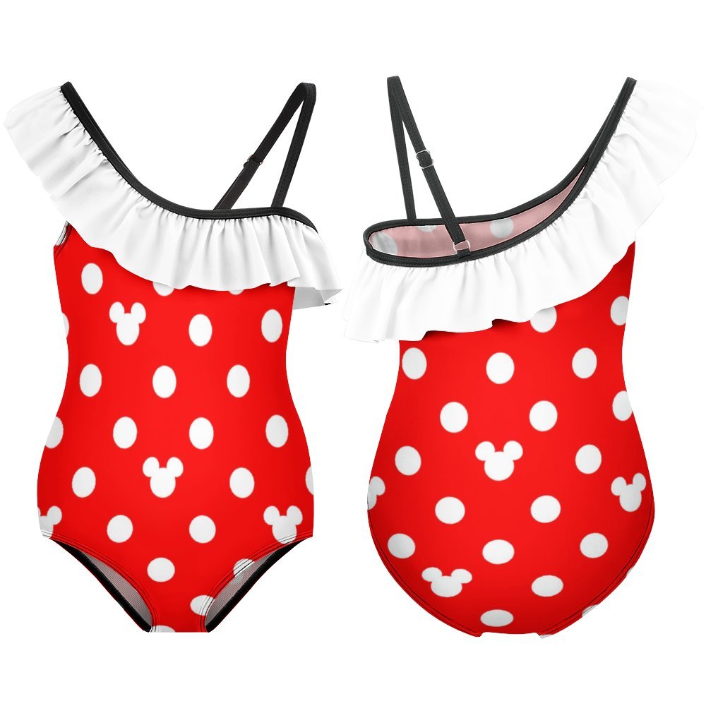 Red With White Mickey Polka Dots