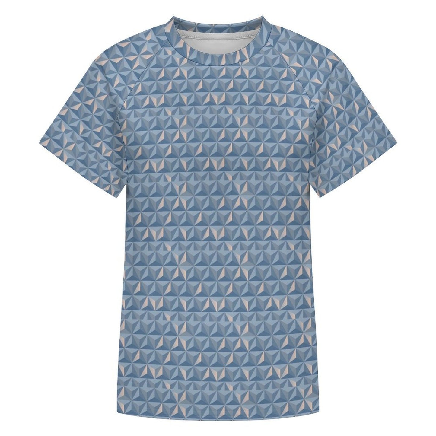 World Traveler Women's All Over Print Raglan T-Shirt - Ambrie