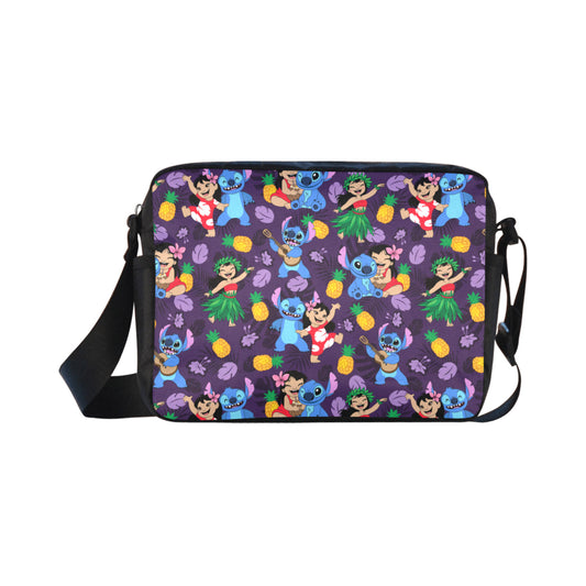 Disney Lilo And Stitch Island Friends Classic Cross-body Nylon Bag