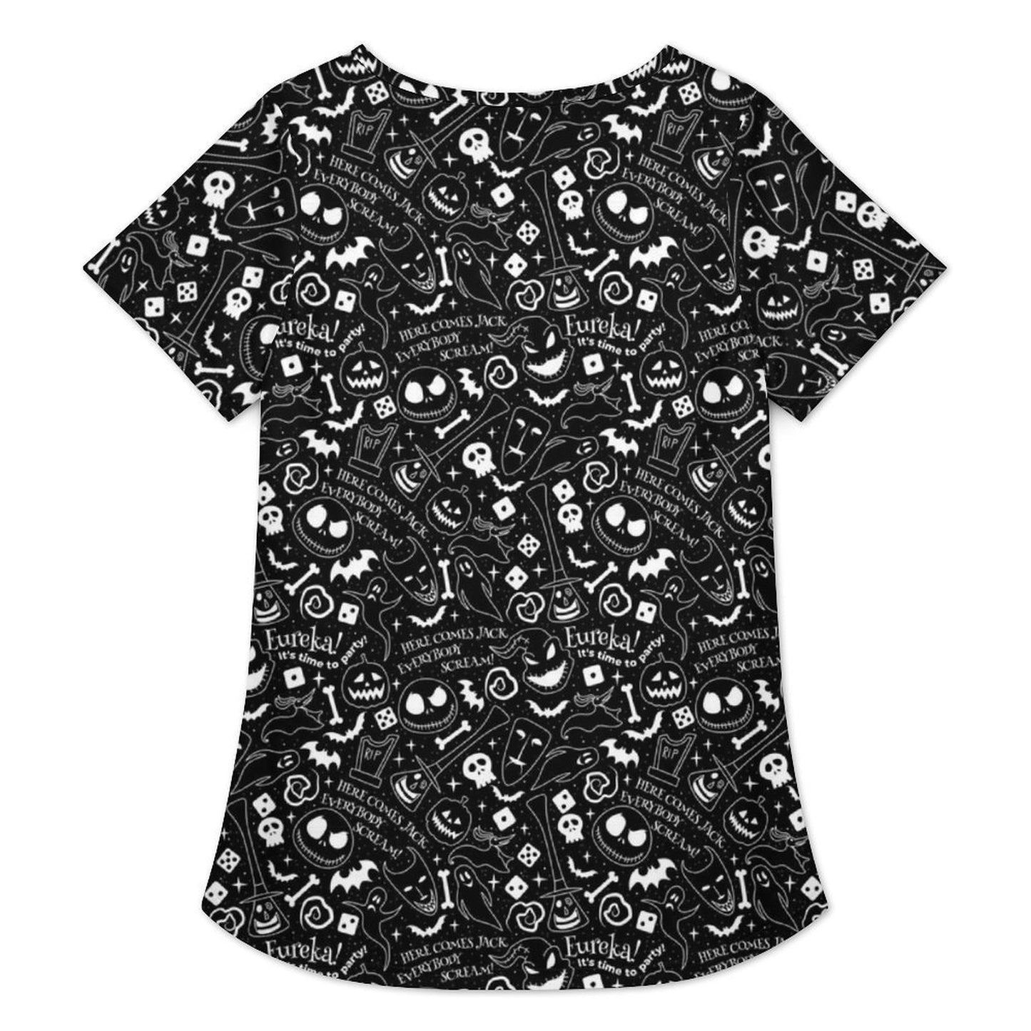 Everybody Scream Women's Crew Neck Tunic - Ambrie