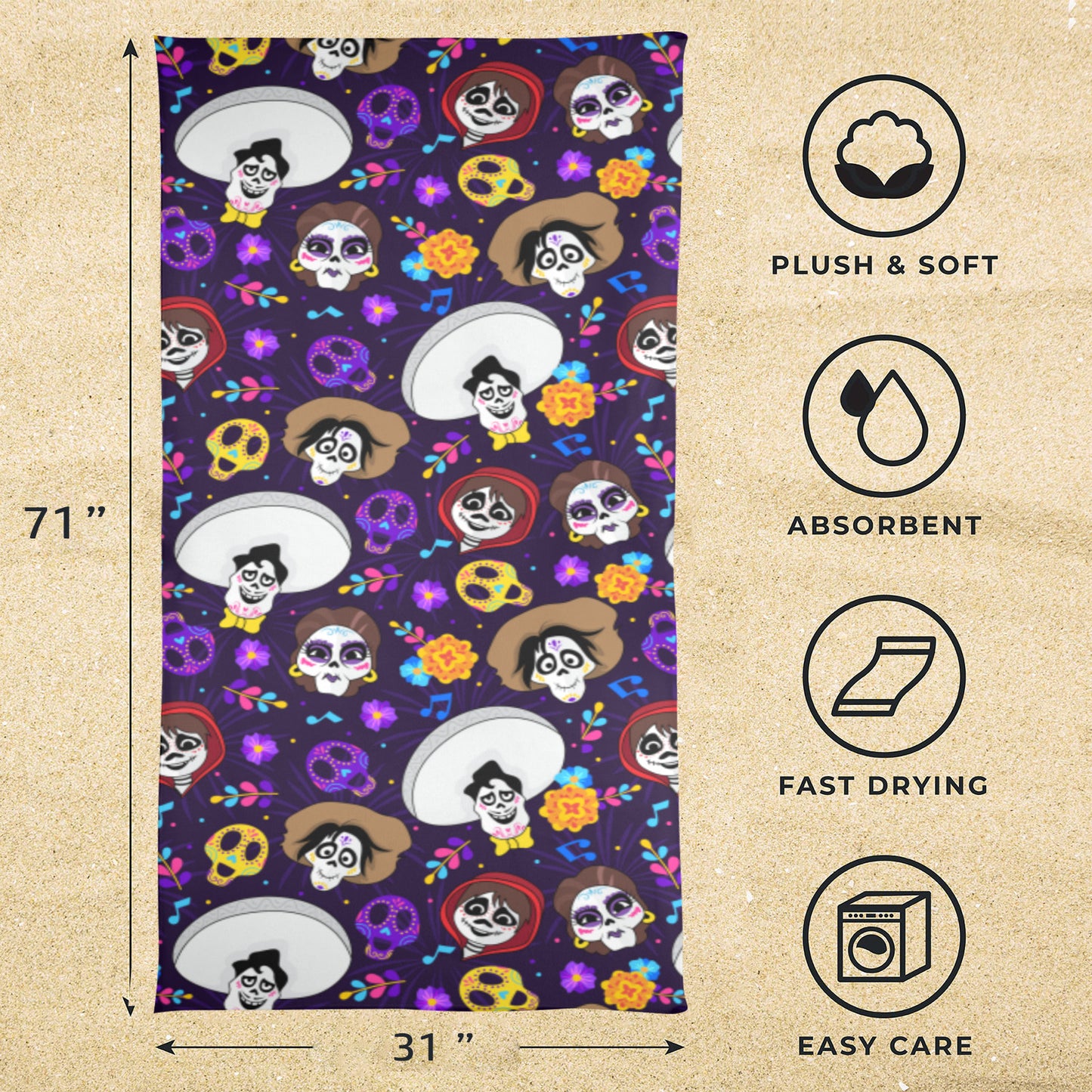 Remember Me Beach Towel