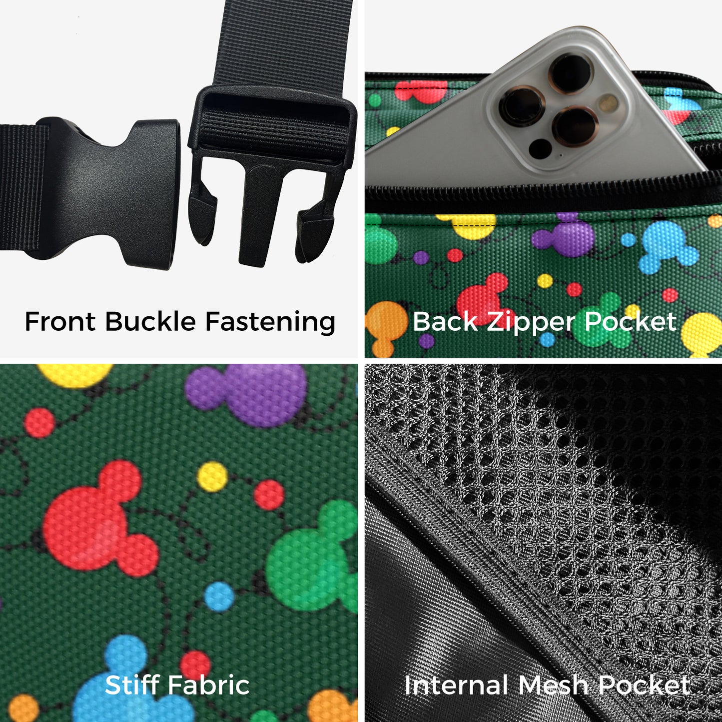 Christmas Lights Belt Bag