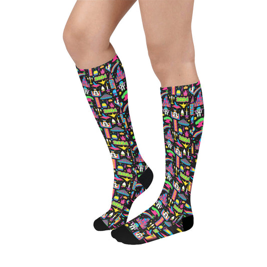 Disney 2024 Dark Over-The-Calf Socks