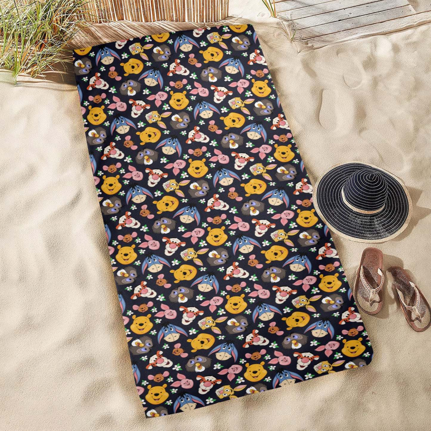 Hundred Acre Wood Friends Beach Towel