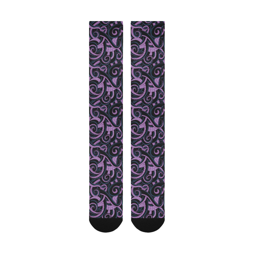 Ursula Tentacles Over-The-Calf Socks