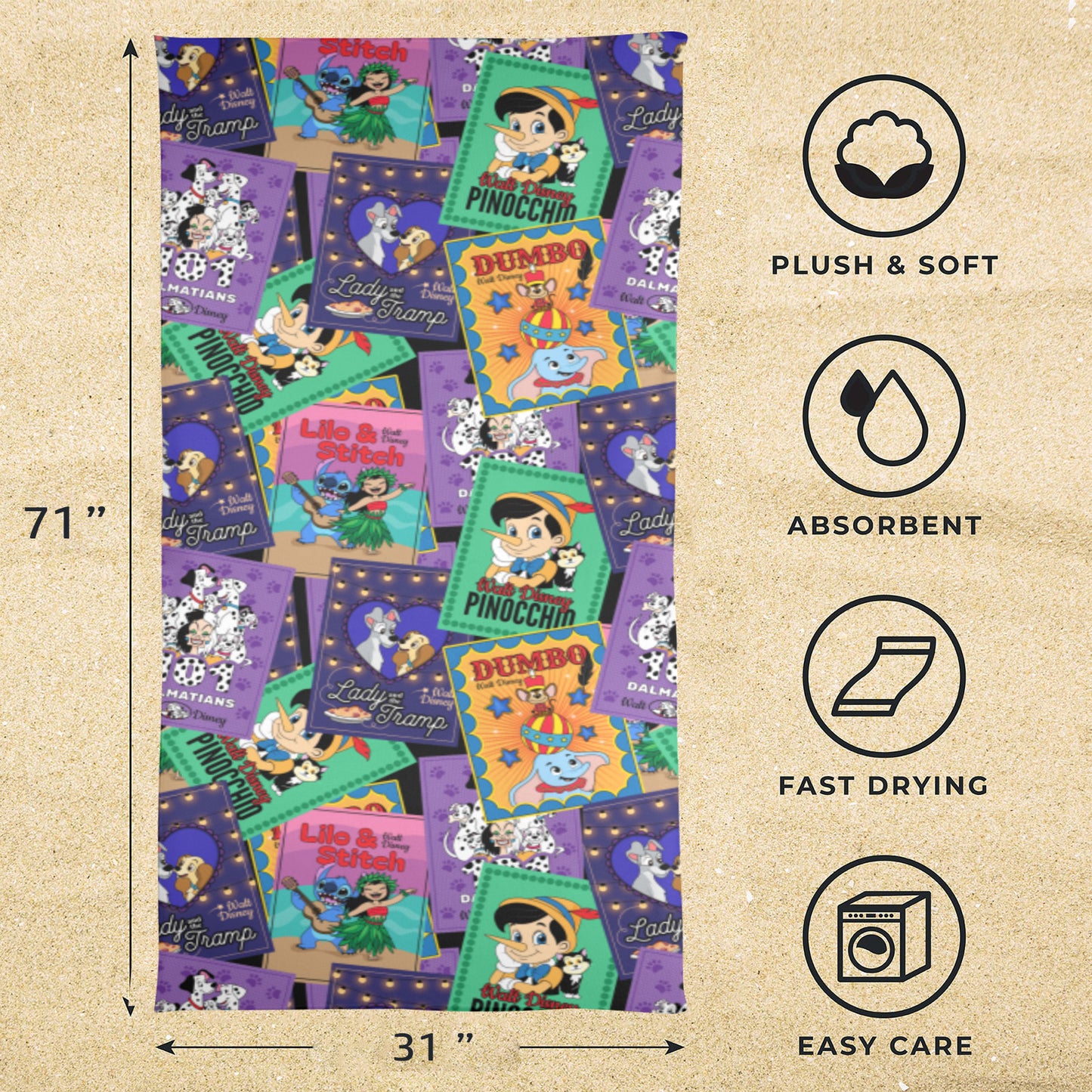 Posters Beach Towel