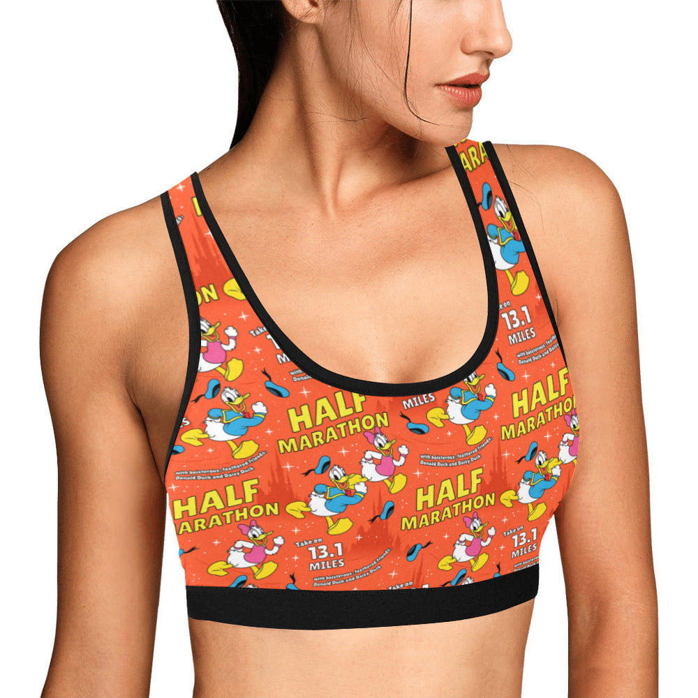 Donald And Daisy Half Marathon Women's Sports Bra