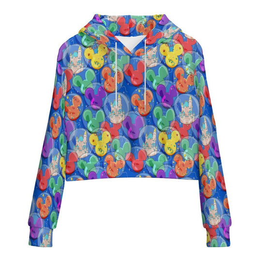Balloon Collector Women's Cropped Hoodie