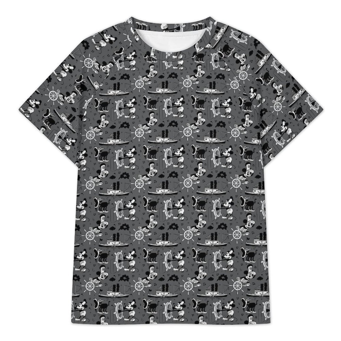 Women's All Over Print Raglan T-Shirt - Ambrie