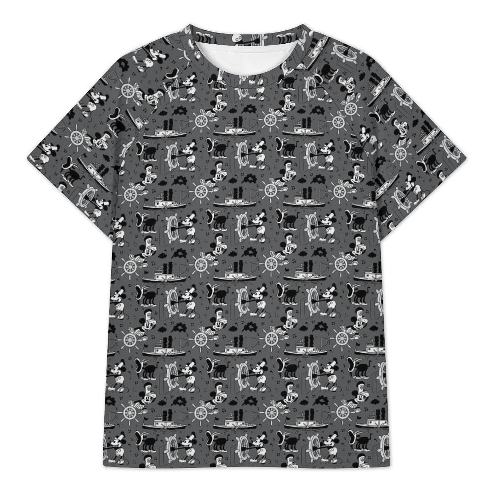 Women's All Over Print Raglan T-Shirt - Ambrie