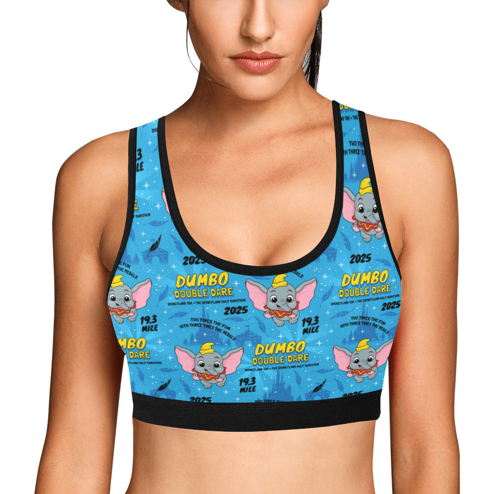 Disneyland Dumbo Double Dare Women's Sports Bra