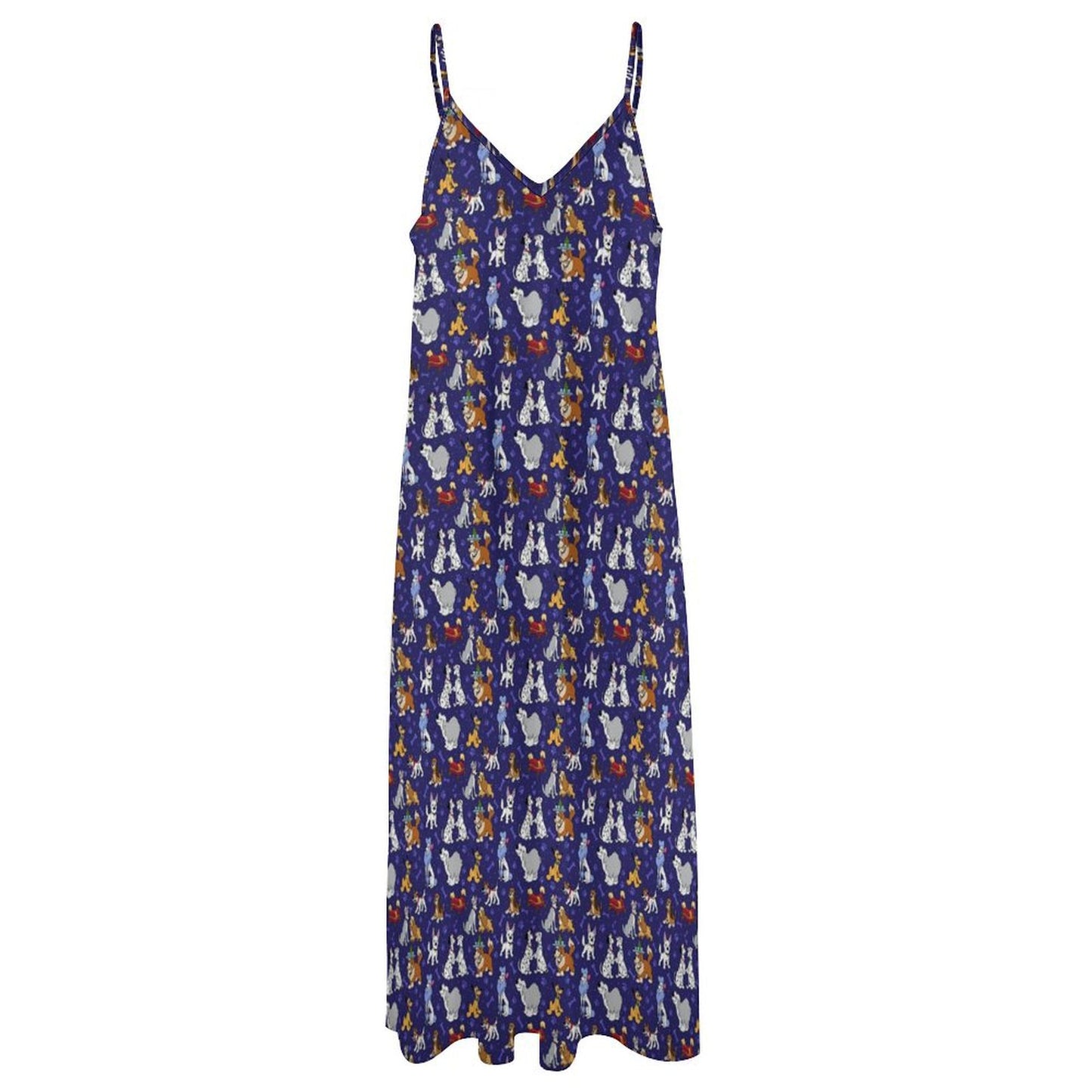 Dog Favorites Women's Summer Slip Long Dress