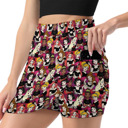 Bad Girls Athletic A-Line Skirt With Pocket