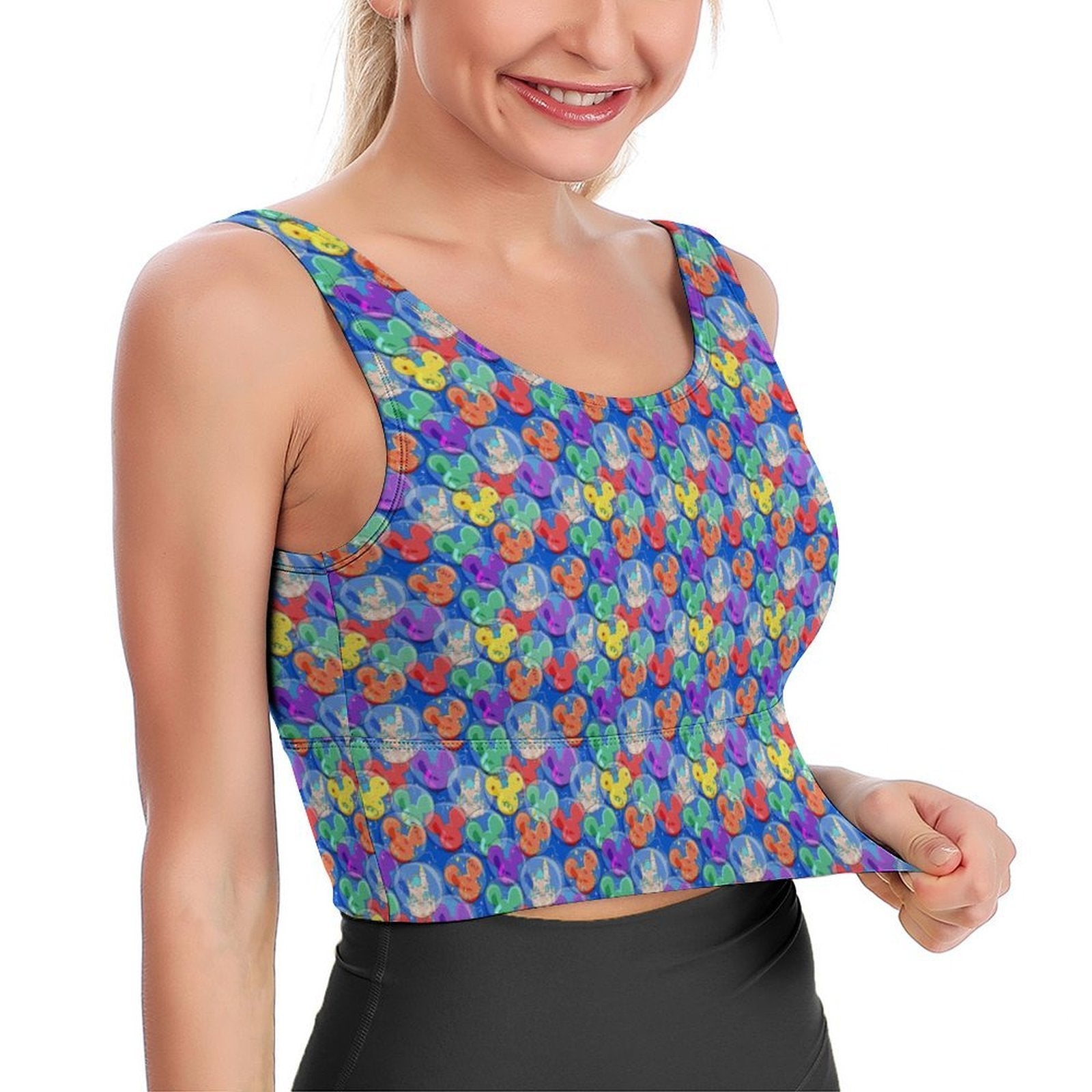 Balloon Collector Women's Crop Tank Top - Ambrie