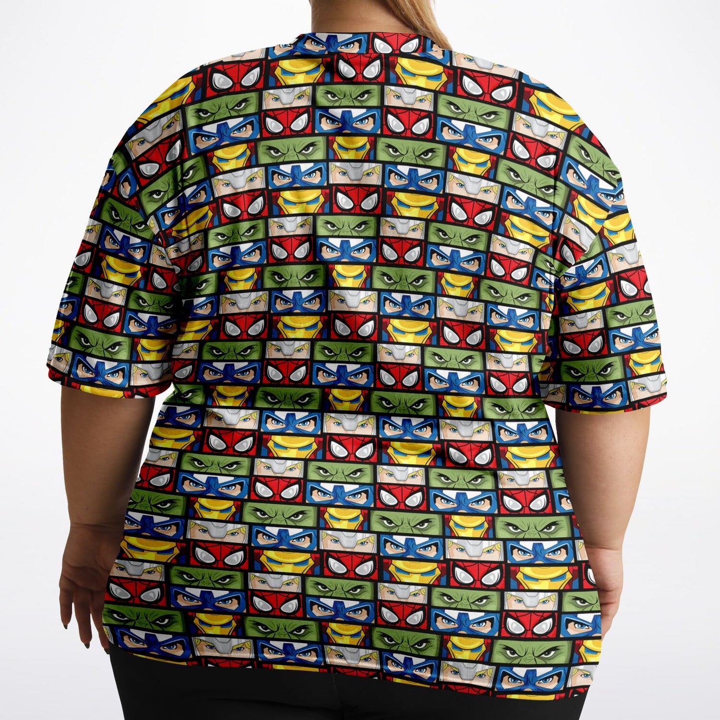 Super Heroes Eyes Unisex Plus-size T-Shirt