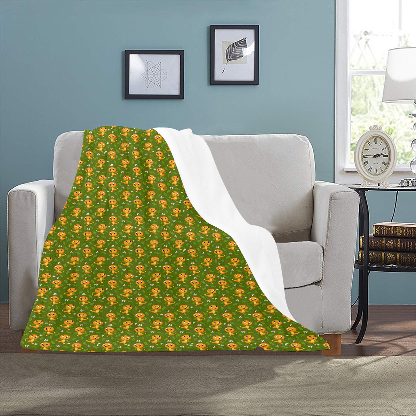 Orange Bird Ultra-Soft Micro Fleece Blanket 32"x48"