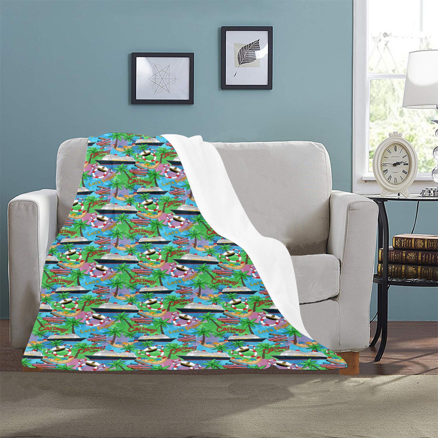 Let's Cruise Ultra-Soft Micro Fleece Blanket 32"x48"