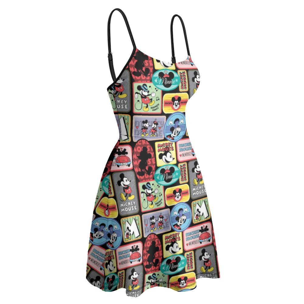 Mickey Stickers Women's Sling Short Dress