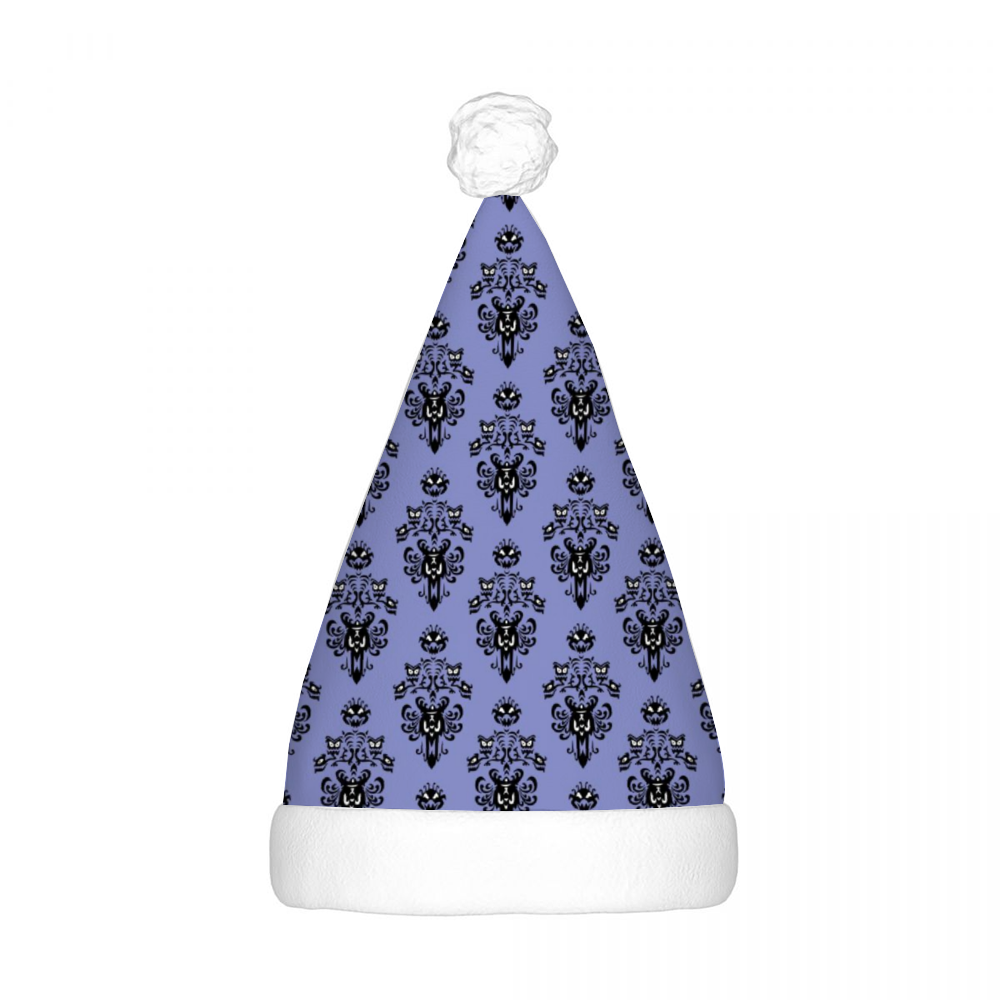 Haunted Mansion Wallpaper LED Light-Up Christmas Hat