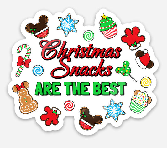 Christmas Snacks Disney Sticker