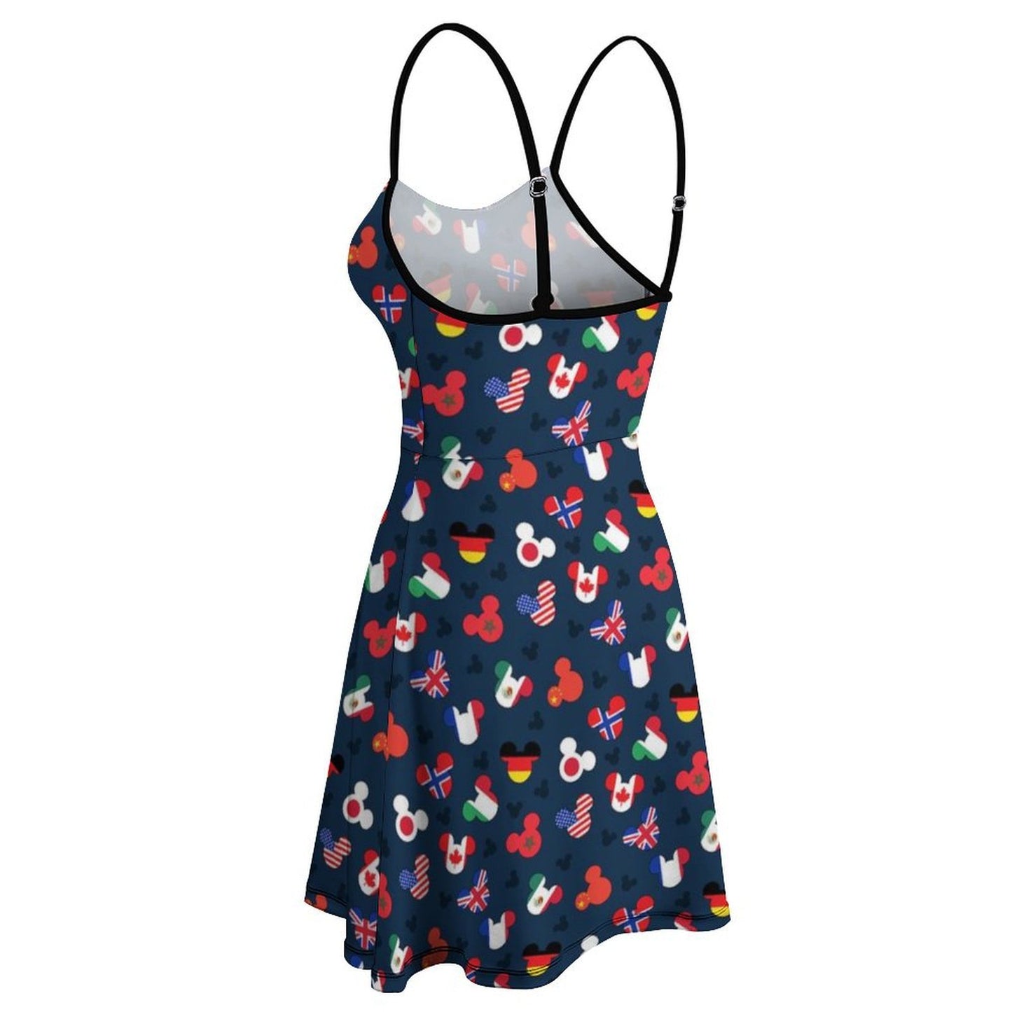 Mickey Flags Women’s Sling Short Dress - Ambrie
