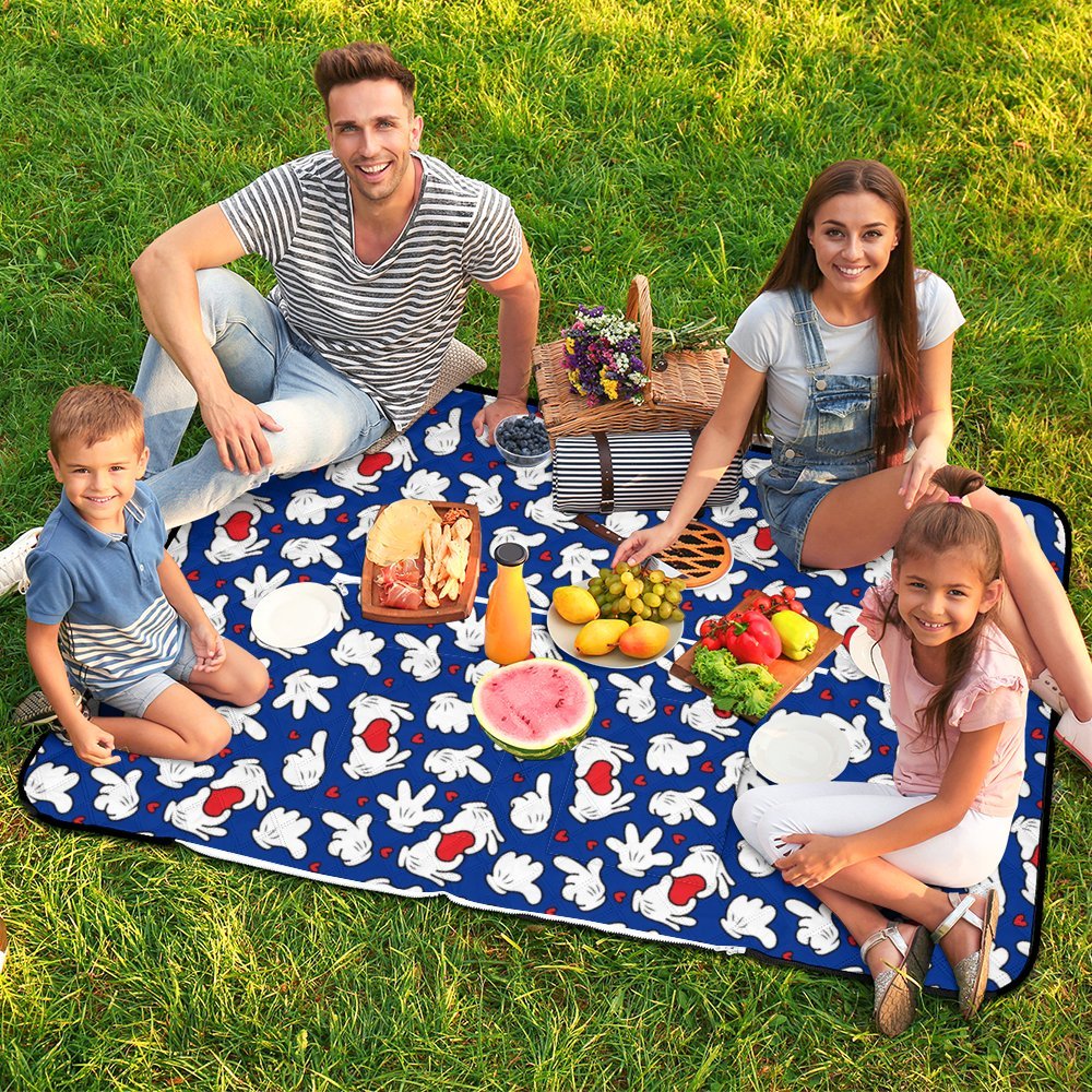 Happy Hands Zipper Picnic Mat