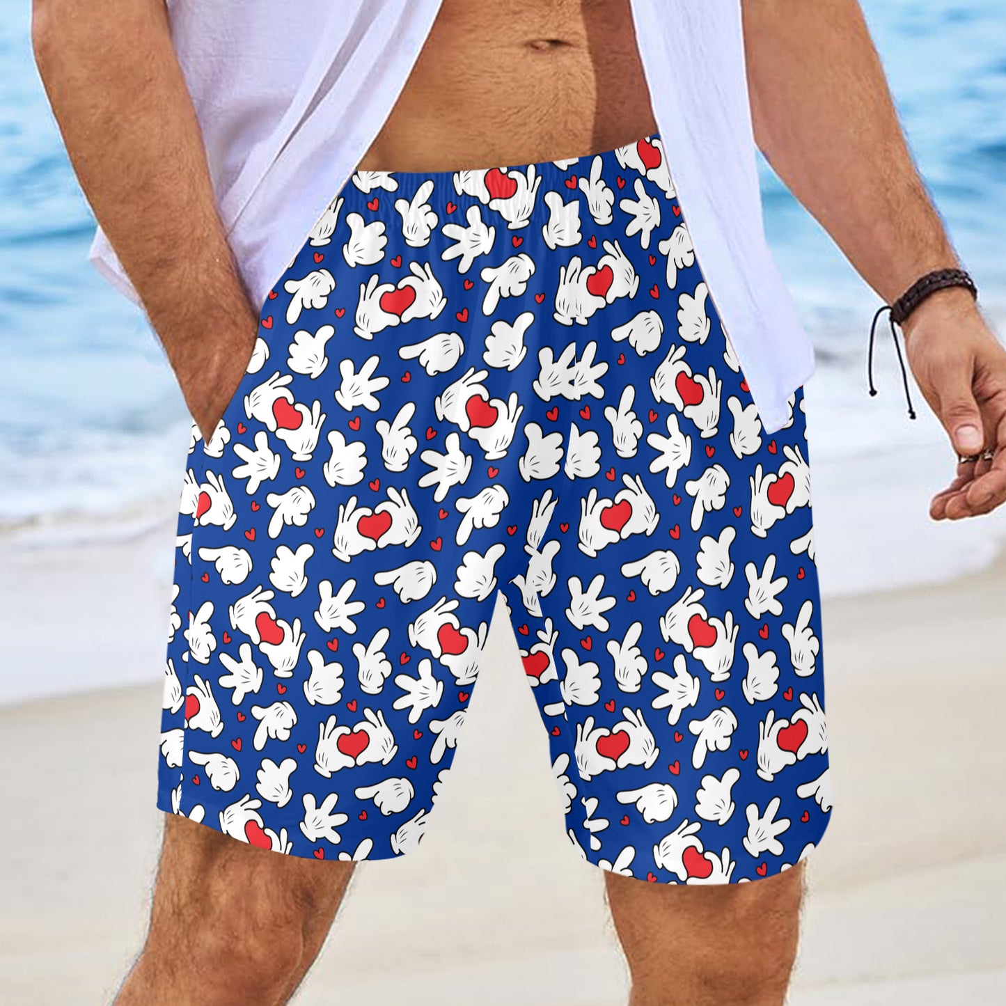 Happy Hands Men's Swim Trunks Swimsuit