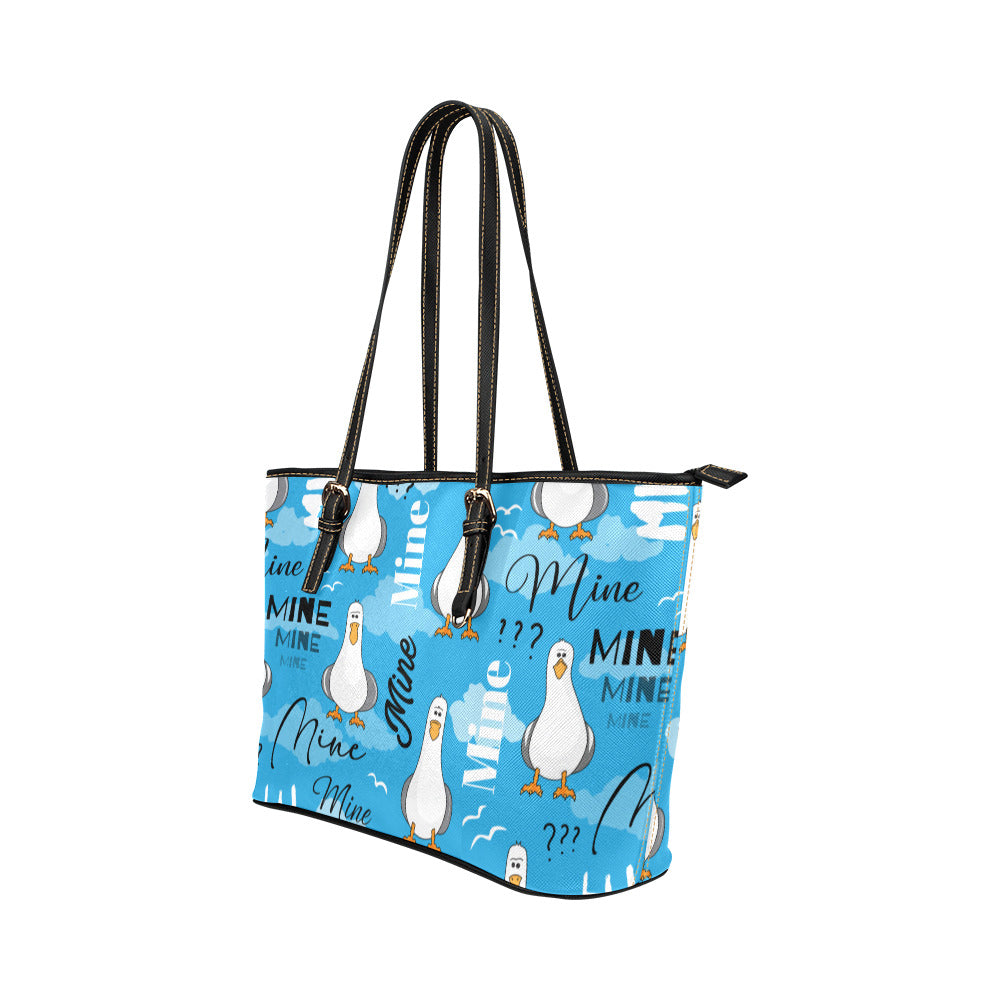 Disney Finding Nemo Mine Mine Mine Leather Tote Bag