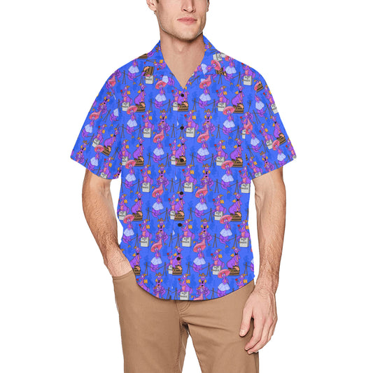Haunted Mansion Figment Hawaiian Shirt With Chest Pocket