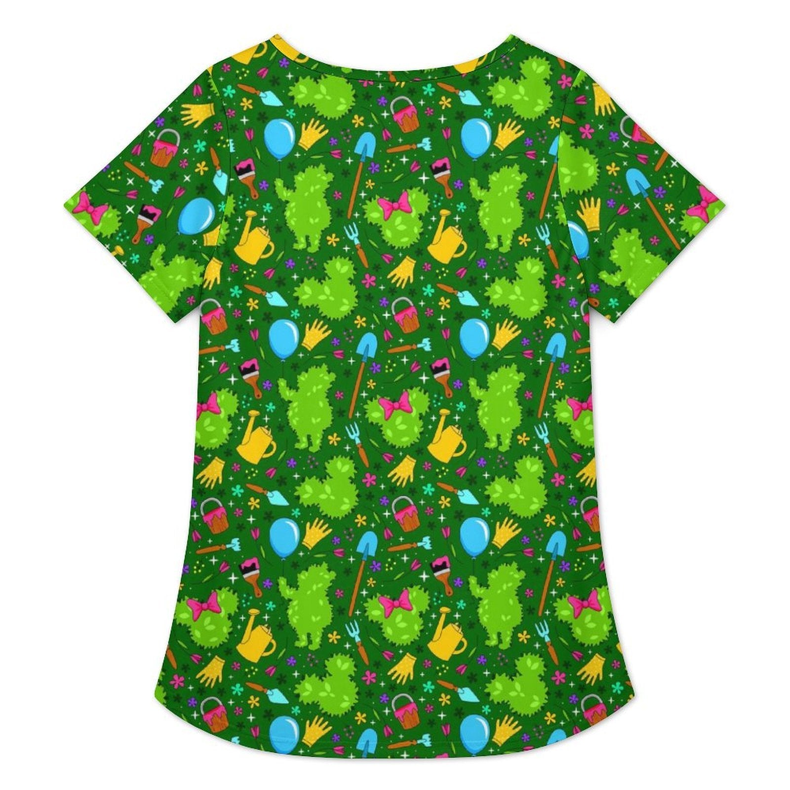 Flower And Garden Women's Crew Neck Tunic - Ambrie