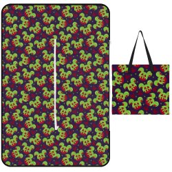Magical Evil Apple Zipper Picnic Mat