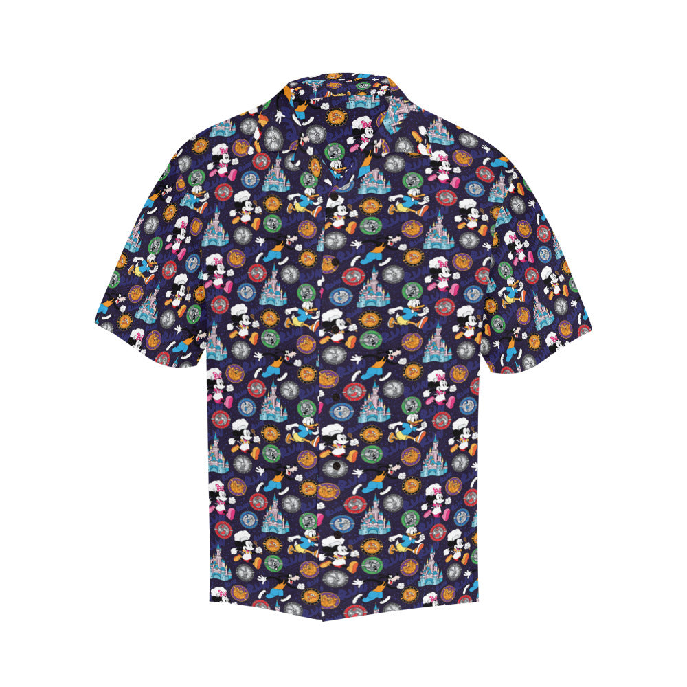 Mickey Wine And Dine Race Hawaiian Shirt