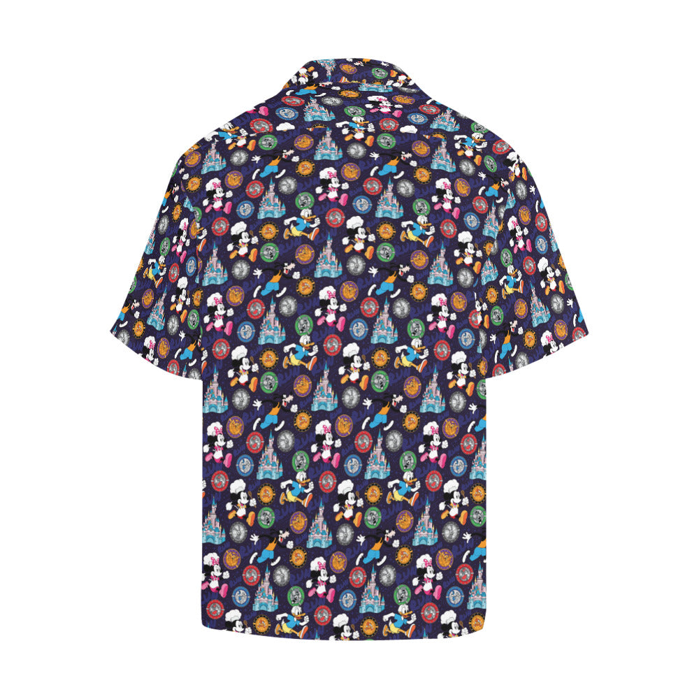 Mickey Wine And Dine Race Hawaiian Shirt