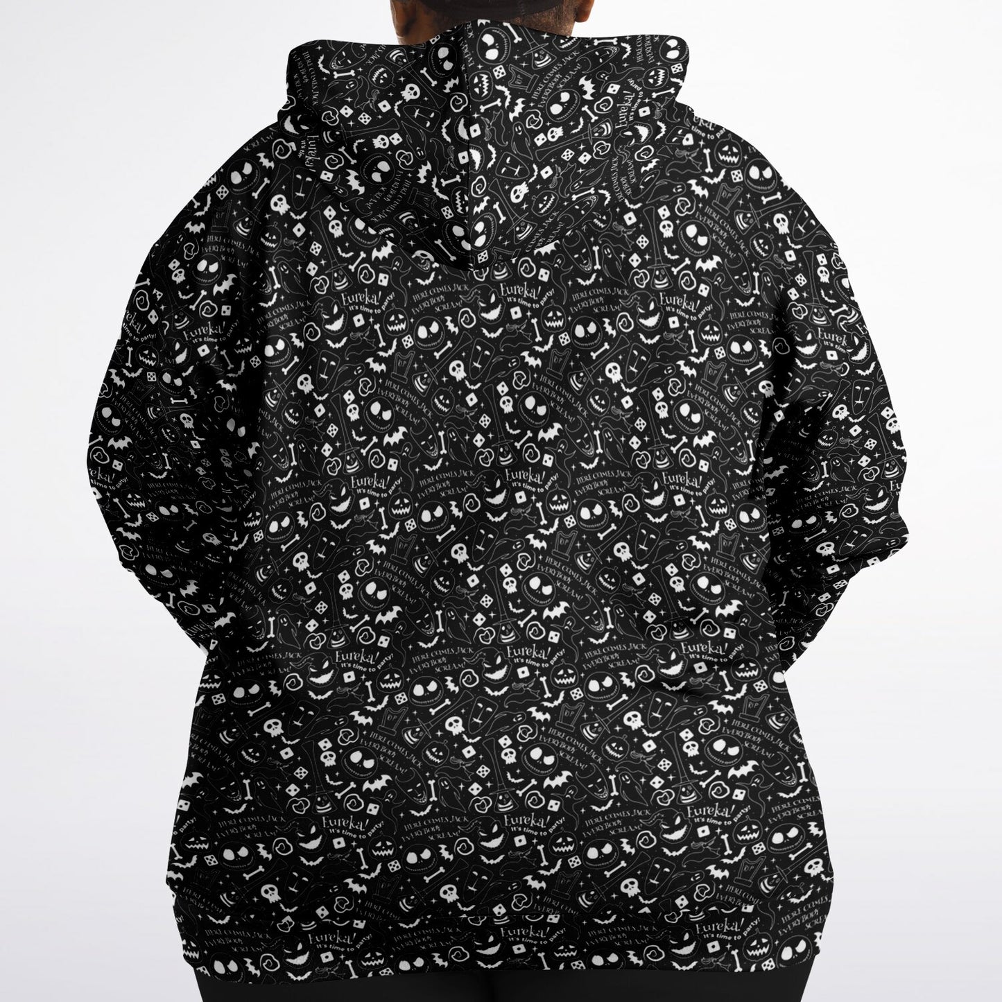 Everybody Scream Plus-size Unisex Zip Hoodie