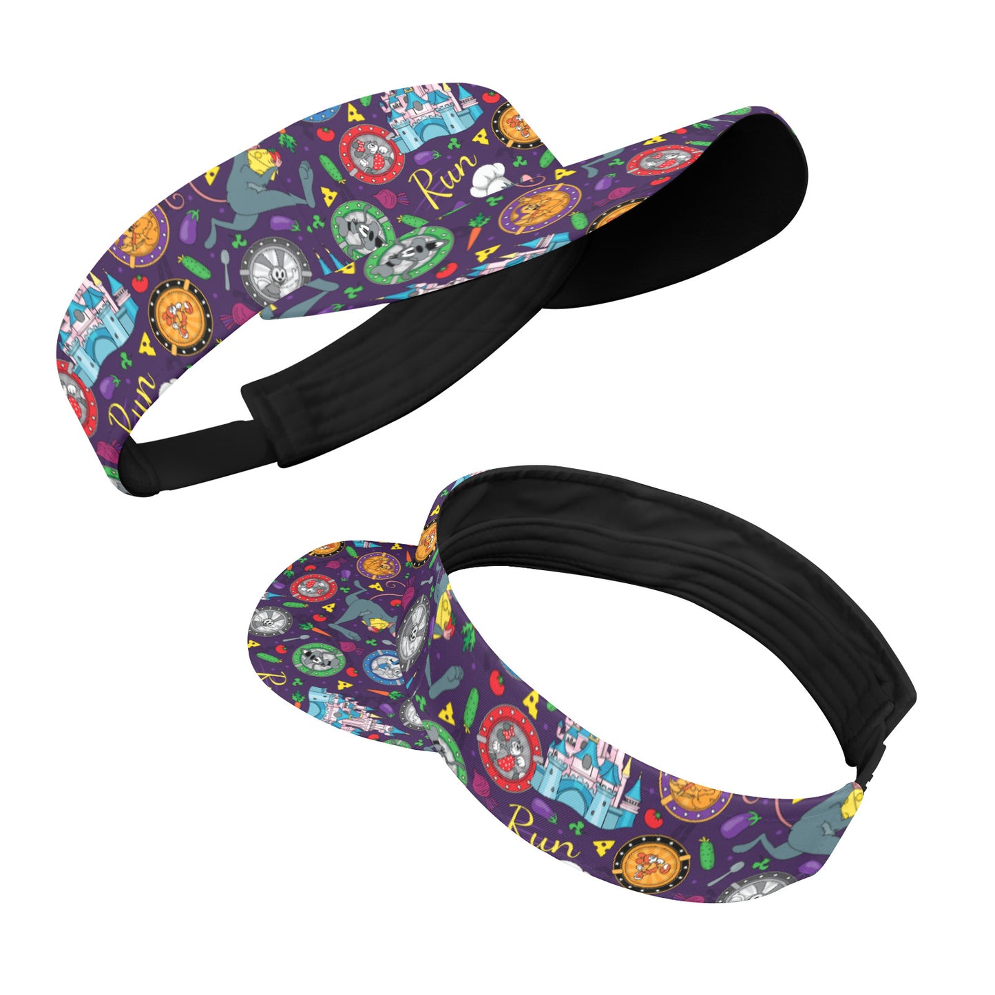 Ratatouille Wine And Dine Race Athletic Visor