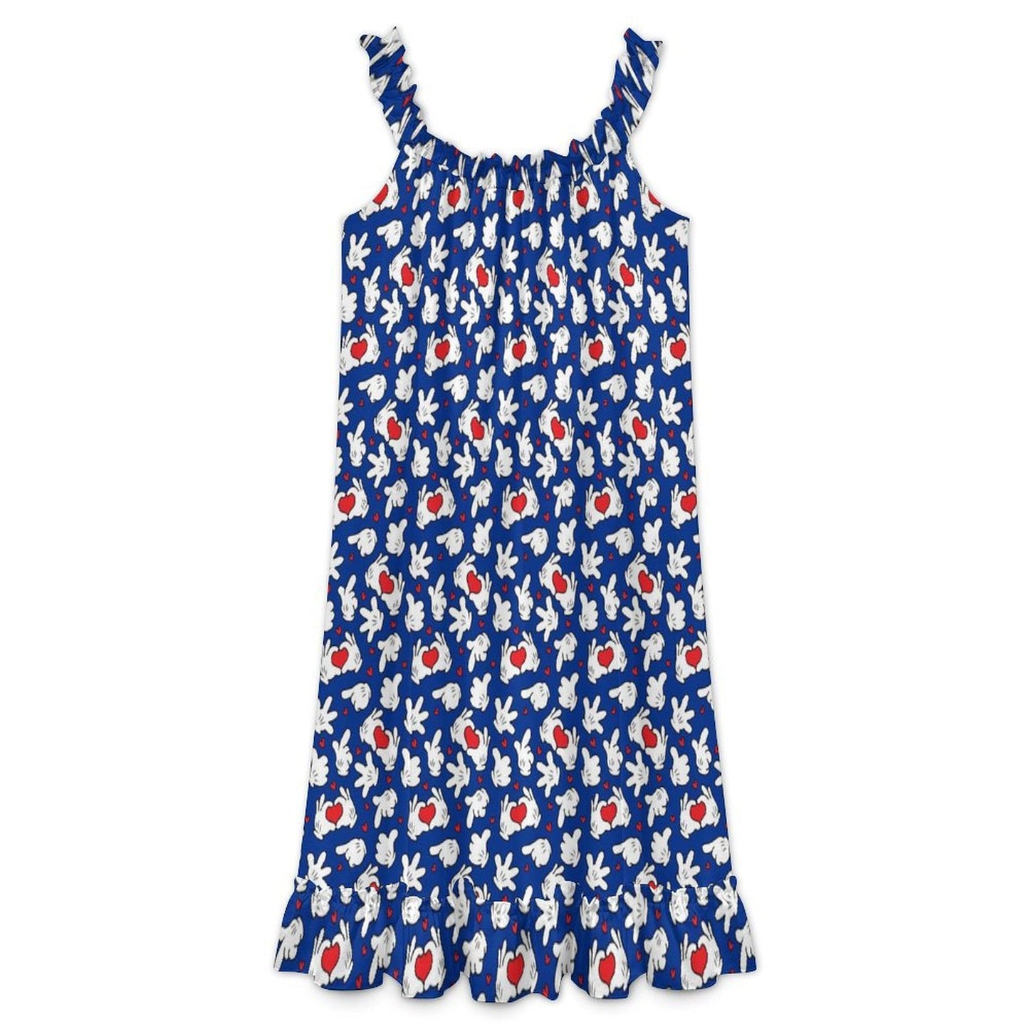 Women's Ruffled Strap Dress - Ambrie