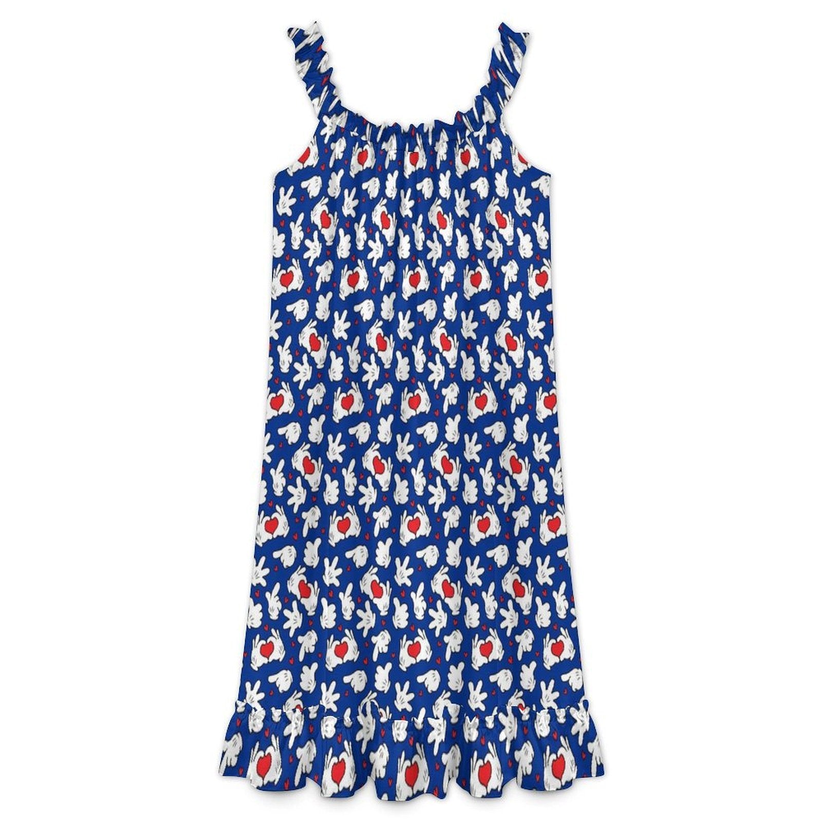 Women's Ruffled Strap Dress - Ambrie