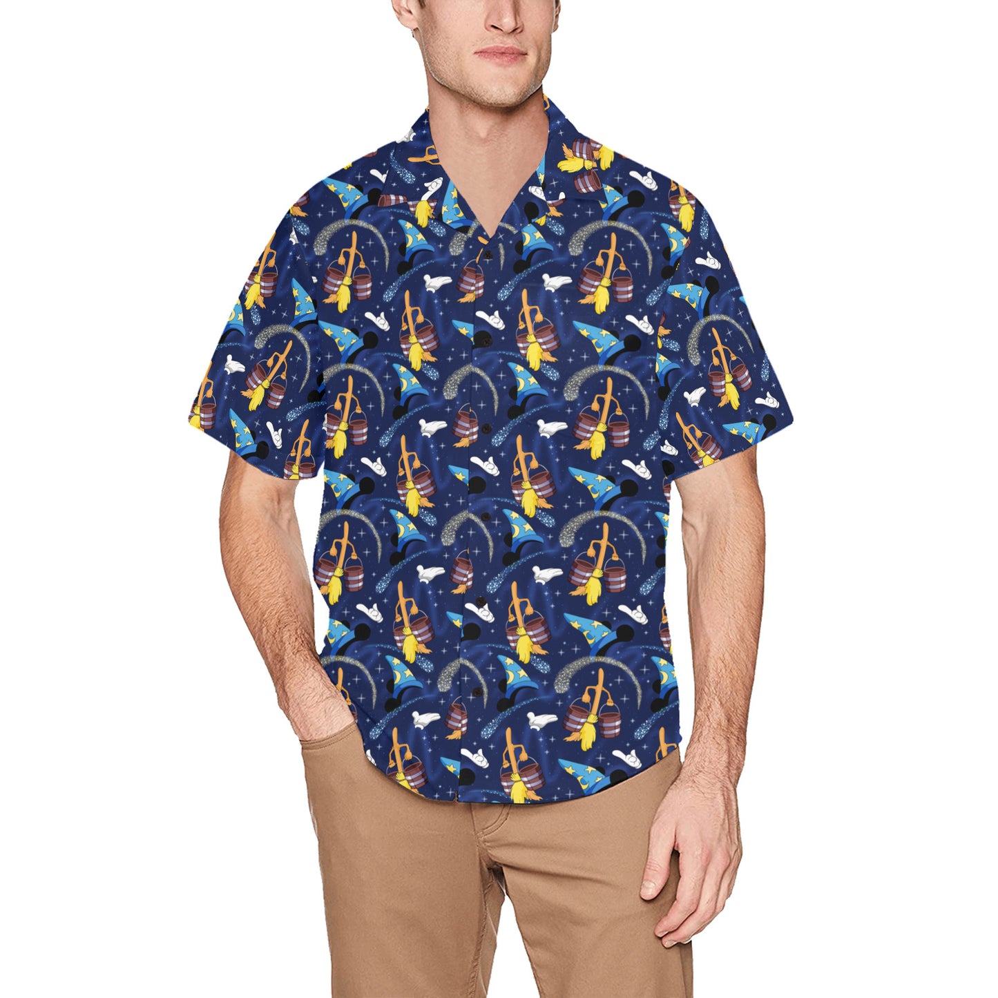 Sorcerer Hawaiian Shirt With Chest Pocket