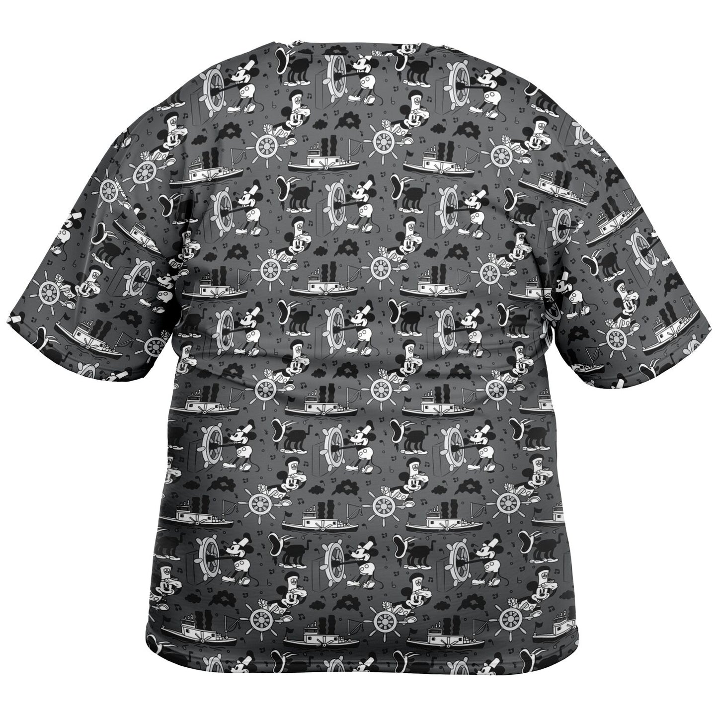 Steamboat Mickey Unisex Plus-size T-Shirt
