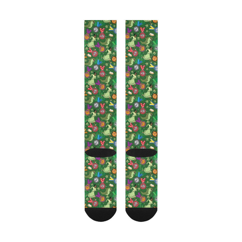 Tiana Wine And Dine Race Over-The-Calf Socks