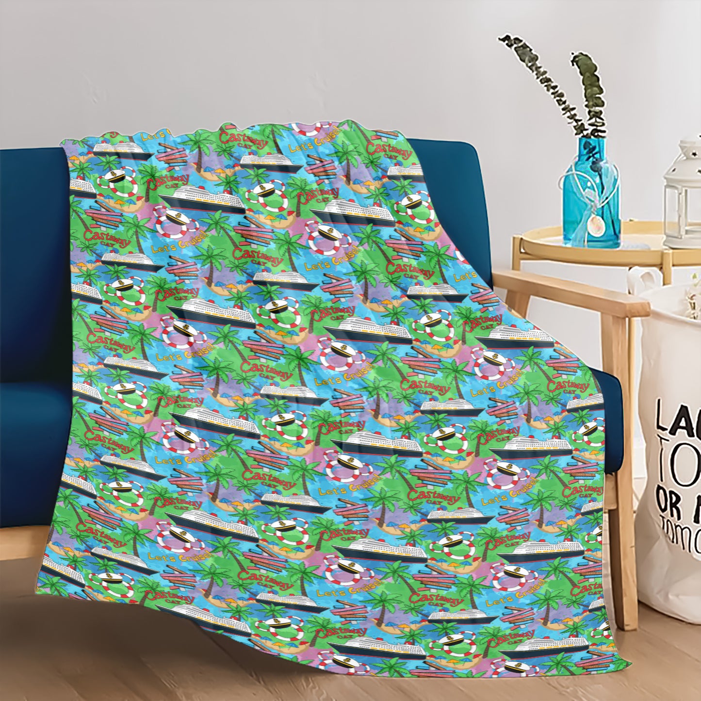 Let's Cruise Ultra-Soft Micro Fleece Blanket 32"x48"