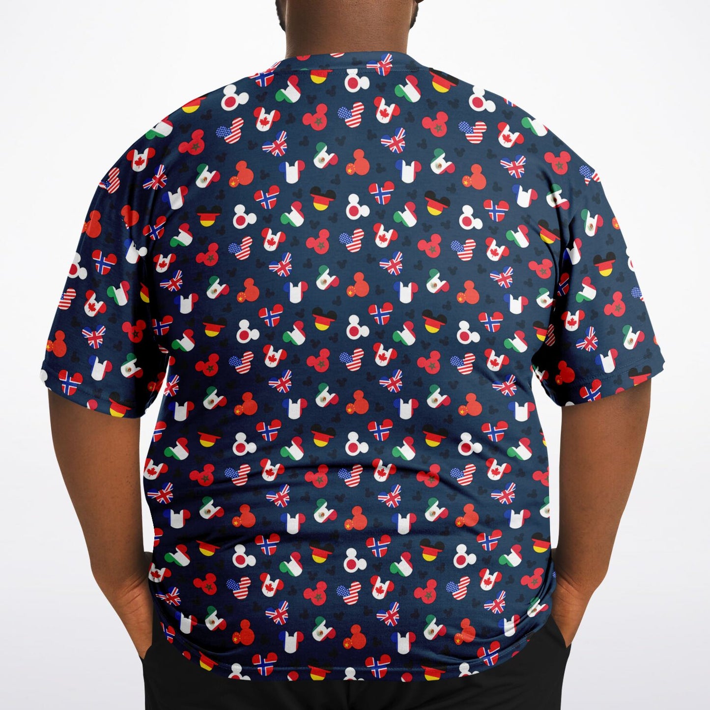 Mickey Flags Unisex Plus-size T-Shirt