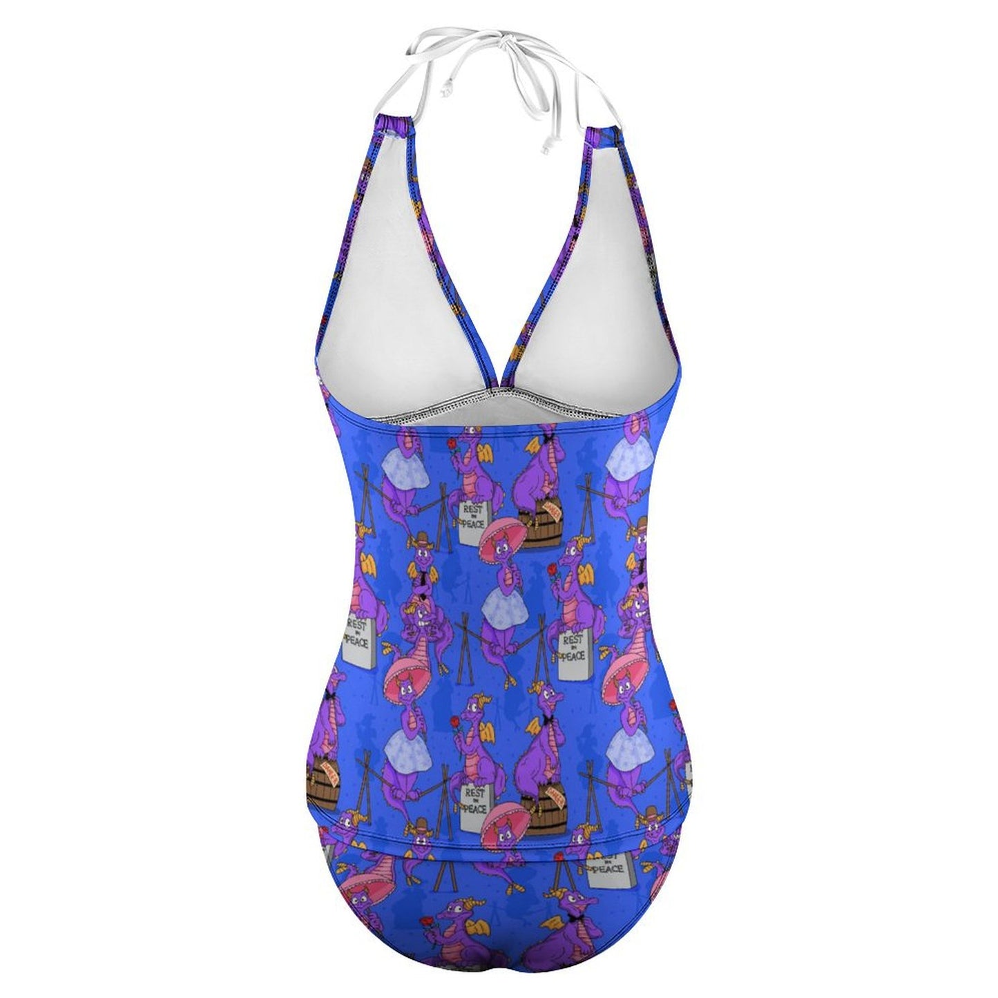 Haunted Mansion Figment Women's Split Swimsuit