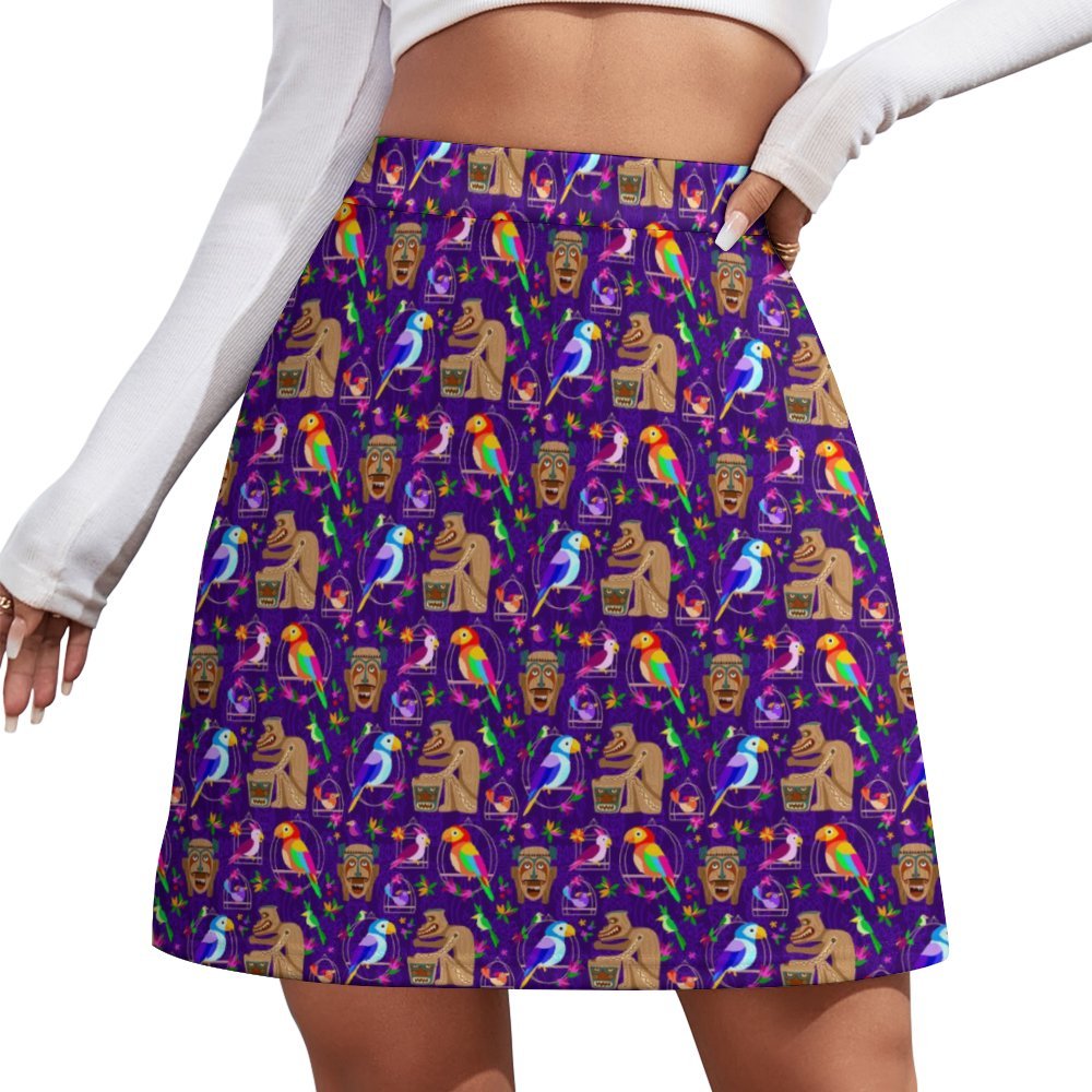 Tiki Plays The Drums Short Skirt