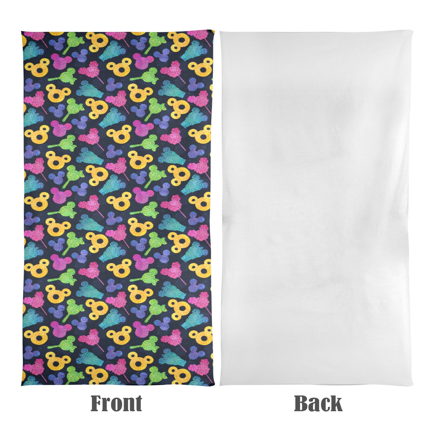 Glitter Park Snacks Beach Towel